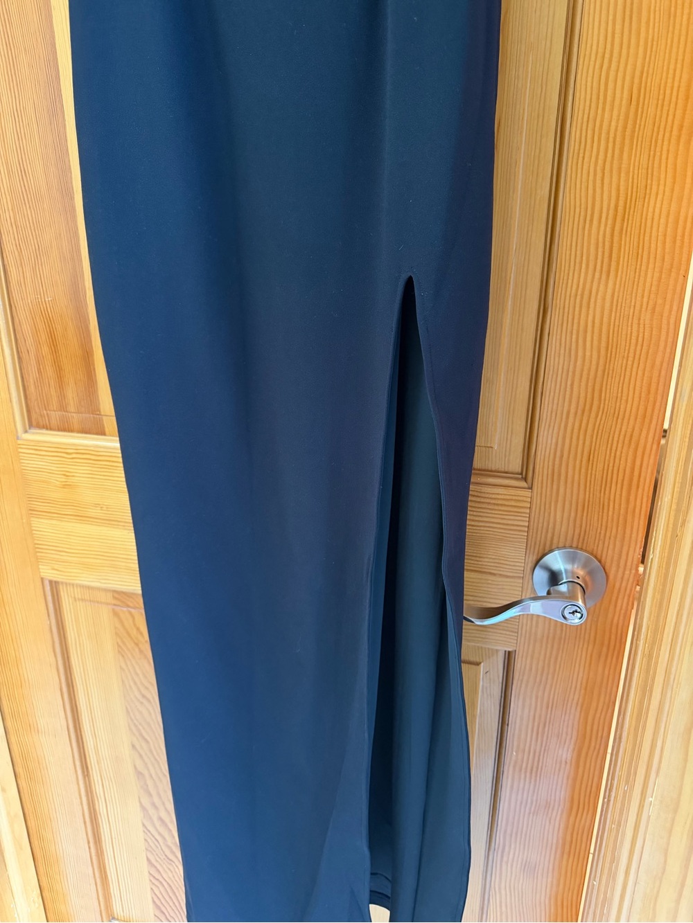 Hello Molly Black Maxi Dress with Crystal-Trim Neckline - Picture 5 of 6